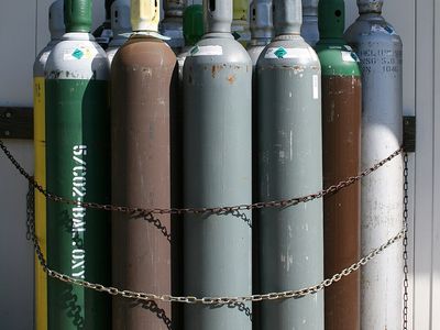Gas bottle rack