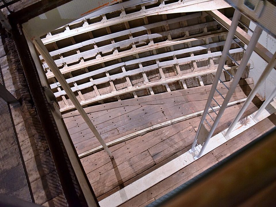 Cargo-hold ladder