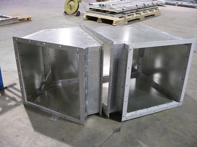 Duct, transition, vent box